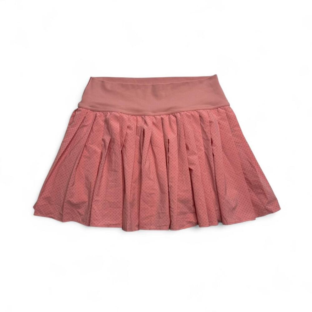 Aerie Pink Low Rise Pleated Activewear Workout - Temnis Skirt Womens size M - Picture 6 of 6